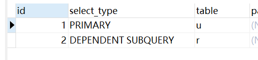 dependent subquery